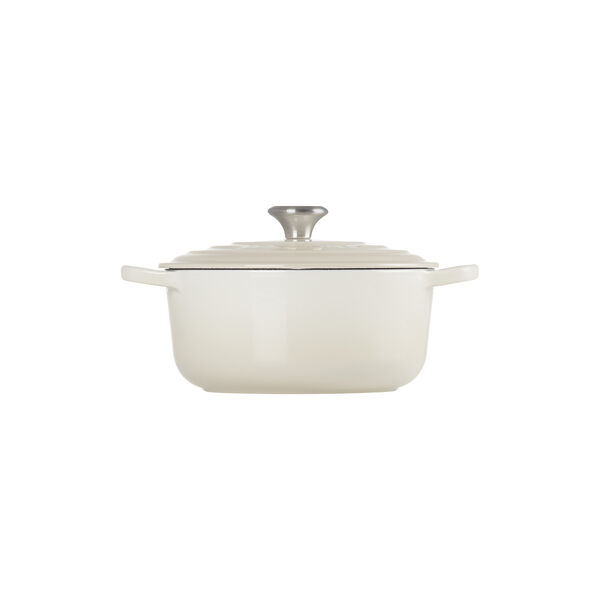 Signature rund st&oslash;bejernsgryde &Oslash; 20 cm, meringue, Le Creuset
