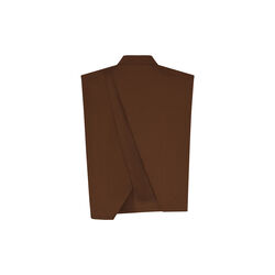 Pia Blouse, dark brown, LA RŌUGE