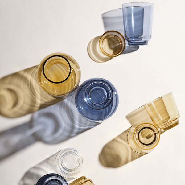 Raise Glasses 2 pcs., dark blue Raise Glasses 2 pcs., dark blue, Muuto