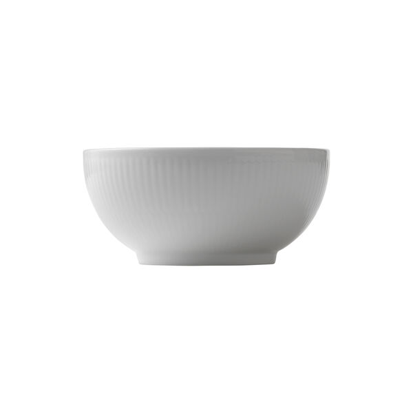 Hvid Riflet skål 47 cl Hvid Riflet skål 47 cl, Royal Copenhagen