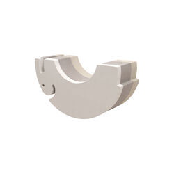 Elefant L, sand grey, bObles