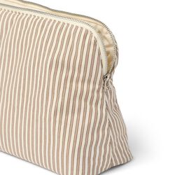 Celia toilettaske, brown beach stripe, Studio Feder