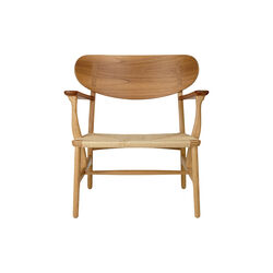 CH22 loungestol, olieret teak/eg/natur CH22 loungestol, olieret teak/eg/natur, Carl Hansen & Søn