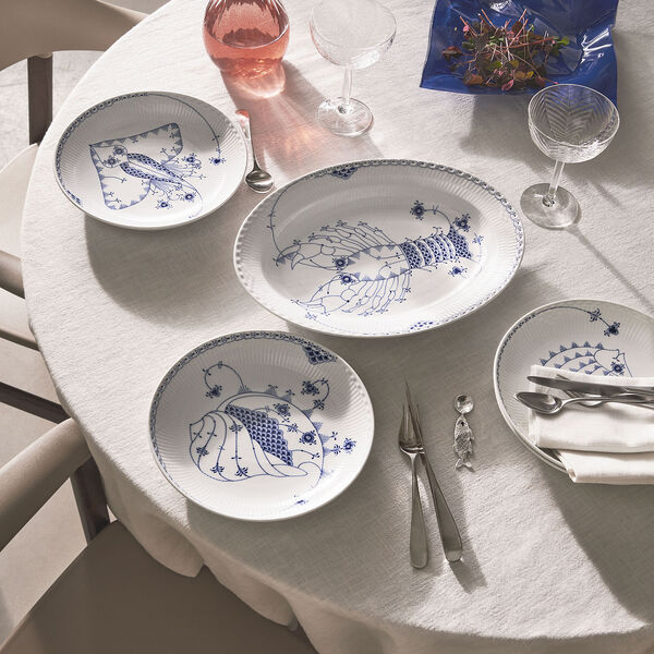 Royal Creatures sk&aring;l 25 cm, pigrokke, Royal Copenhagen