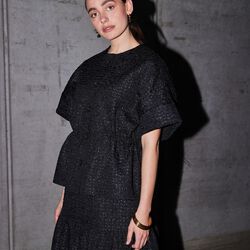 HMBinta cape, black, Heartmade