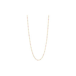 Lola halskæde, guld/tropical, ENAMEL Copenhagen