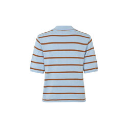 Malvamd&nbsp;SS&nbsp;Stripe&nbsp;Polo, nuthatch, Modstr&ouml;m