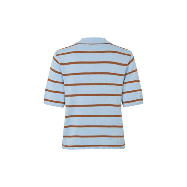 Malvamd&nbsp;SS&nbsp;Stripe&nbsp;Polo, nuthatch, Modstr&ouml;m