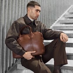 AshtonMBG Laptop Bag, cognac, Markberg