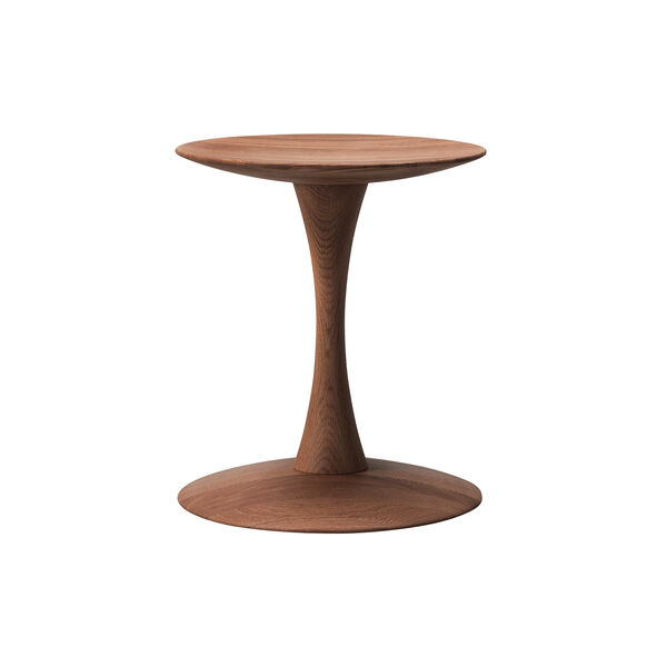 ND105 Trisse taburet, r&oslash;get eg olie, Fredericia Furniture