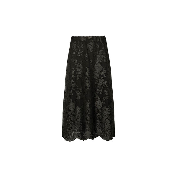 5194PBOEllo lace long skirt, black, PBO
