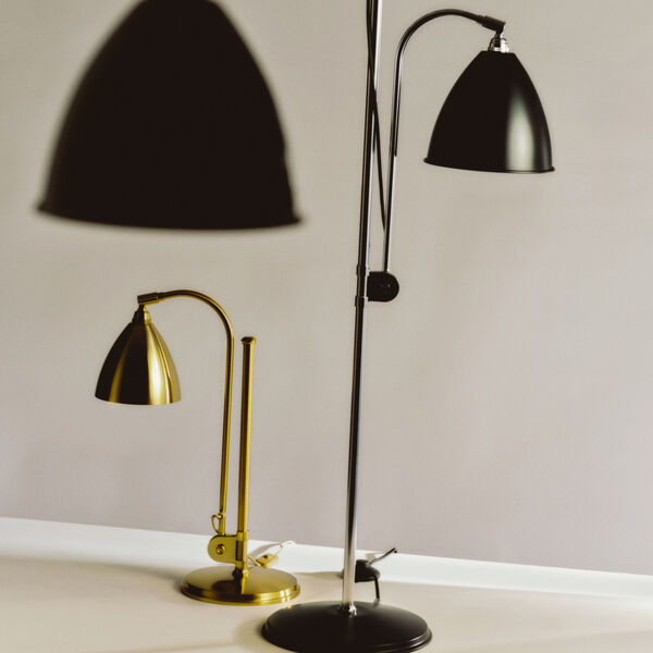 Bestlite BL3 M Floor Lamp, black semi matt/chrome Bestlite BL3 M Floor Lamp, black semi matt/chrome, GUBI