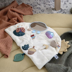 Woodland aktivitetspanel i stof, multi colour, Sebra