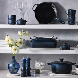 Signature st&oslash;bejern stegepande &Oslash; 23 cm, nuit, Le Creuset