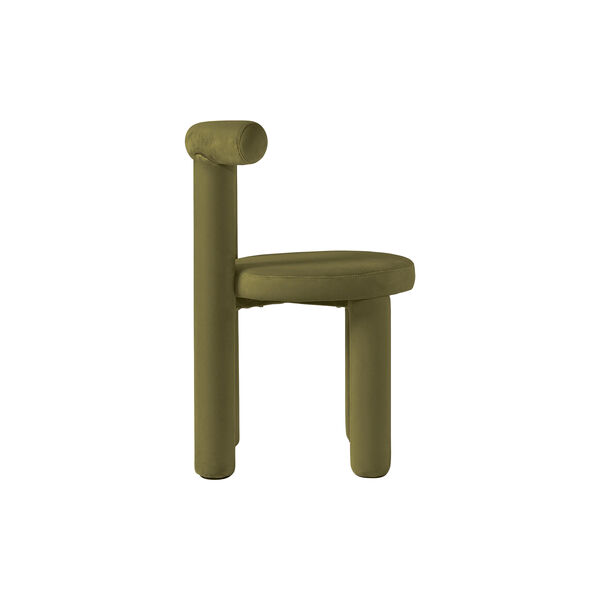 Calan stol, fjøjl olivengrøn, Westwing Collection