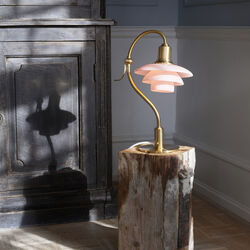 PH 2/2 Question Mark Pale Rose bordlampe PH 2/2 Question Mark Pale Rose bordlampe, Louis Poulsen