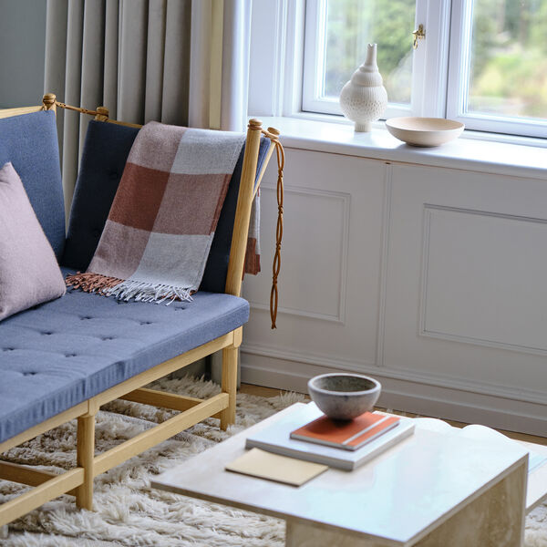 Caracas plaid, 03109 rosewood, Silkeborg Uldspinderi