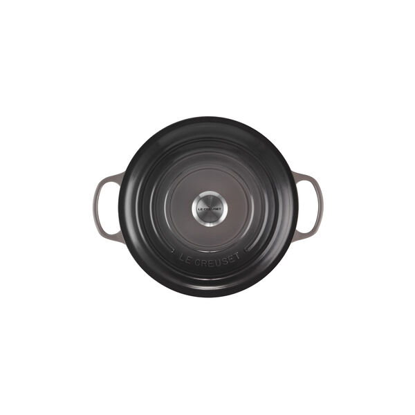 Signature rund st&oslash;bejernsgryde &Oslash; 28 cm, flint, Le Creuset