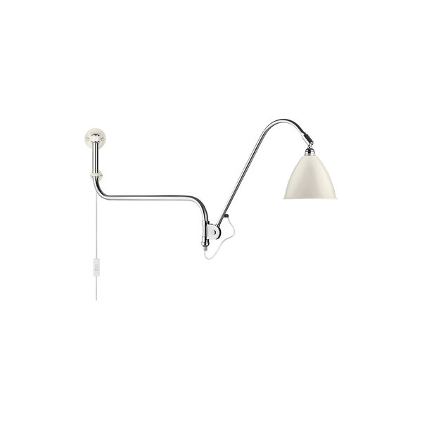 BL10 Wall Lamp, soft white semi matt/chrome, GUBI