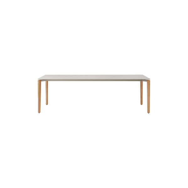 VIPP719 Open-Air Table, teak/light grey VIPP719 Open-Air Table, teak/light grey, Vipp