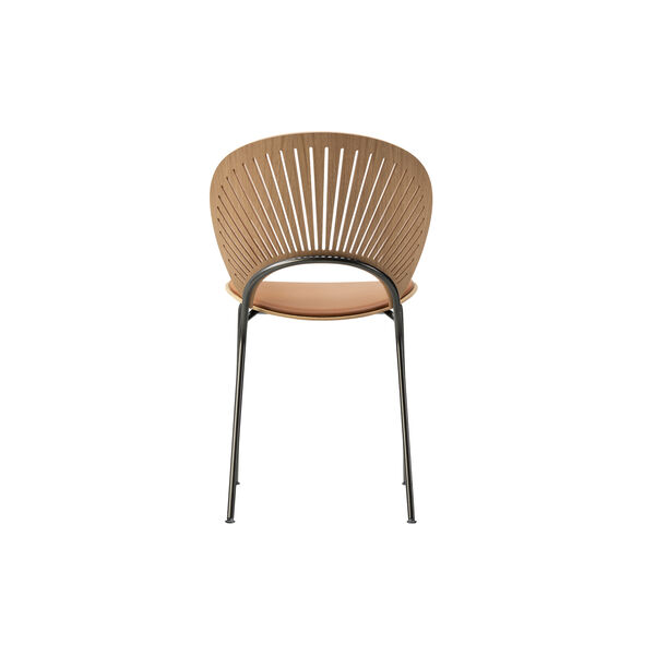 3396 Trinidad stol med s&aelig;depolstring, oiled oak/cognac/flint, Fredericia Furniture