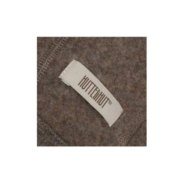 Bonnet Wool Fleece, brown melange, HUTTEliHUT