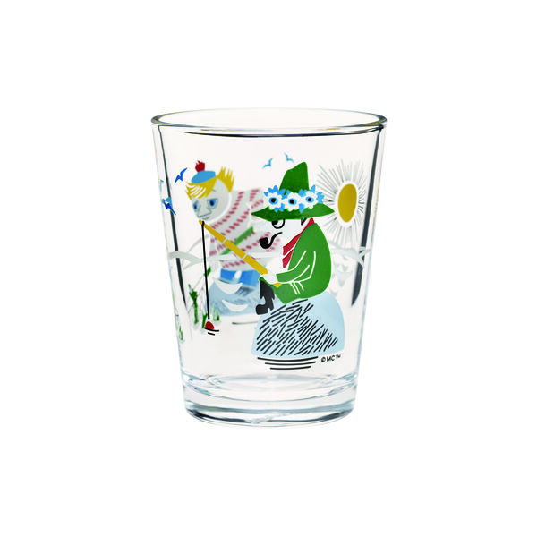 Mumi Drikkeglas 22 cl Fiskeri, Moomin Arabia