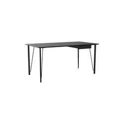 FH3605™ skrivebord med skuffe, black ash/black, Fritz Hansen