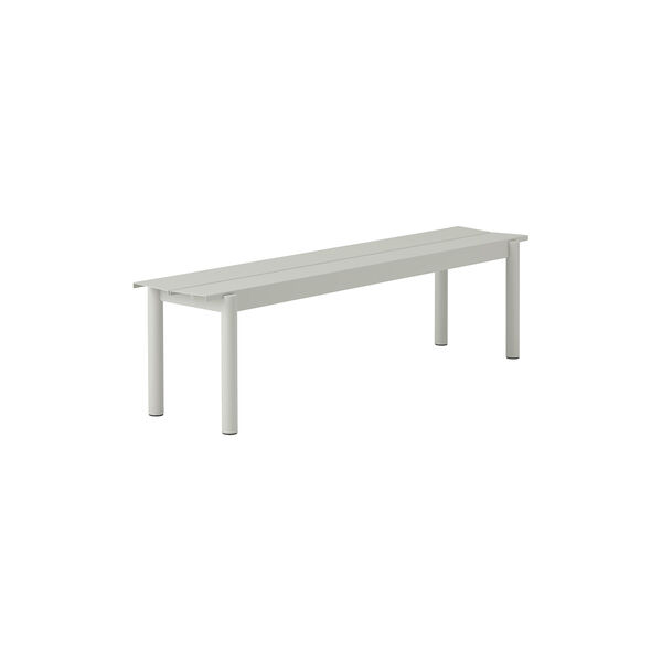 Linear Steel Bench, grey Linear Steel Bench, grey, Muuto