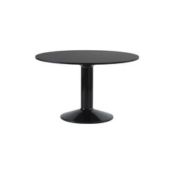 Midst Table, black linoleum/black, Muuto
