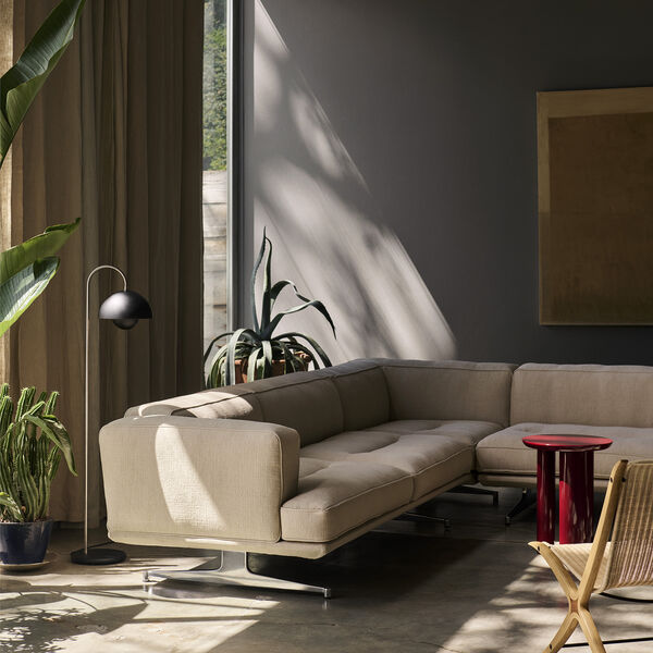 Flowerpot VP12 Floor Lamp, matt black, &Tradition