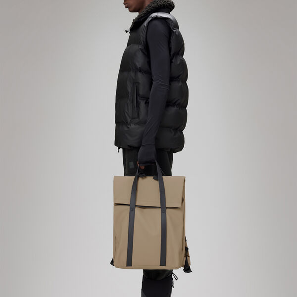 2 Way Tote Backpack, beige 2 Way Tote Backpack, beige, Rains