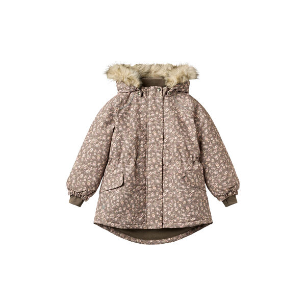 Jacket Mathilde, dry wood snow flowers, Wheat