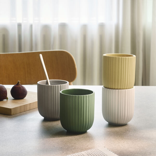 Verda kop, soft light grey, Knabstrup Keramik