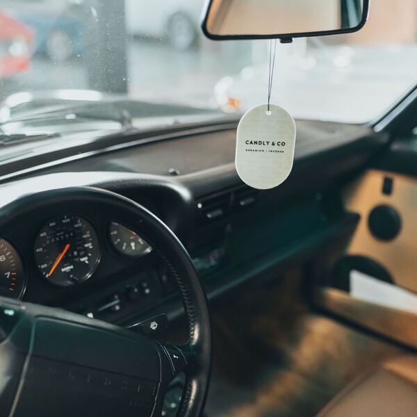 No. 1 Scented Car/Room Tag, Geranium/Incense No. 1 Scented Car/Room Tag, Geranium/Incense, Candly & Co