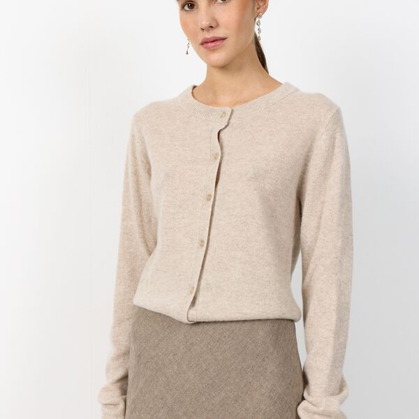 LR-ELOISE 15 Cardigan, island fossil mel., Levet&eacute; Room