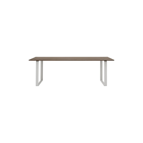 70/70 Table, solid smoked oak/grey, Muuto