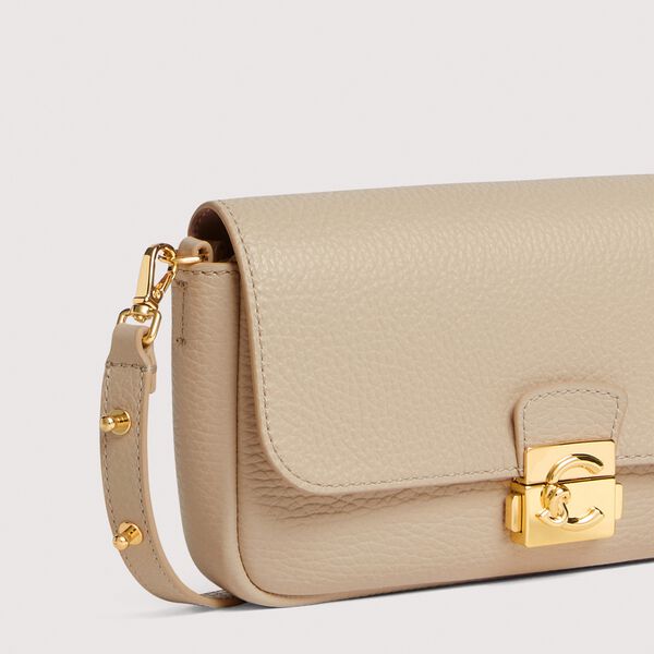 COCCINELLE C-ME LOCK, sandshell, Coccinelle