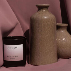 No. 7 Candle, Raspberries/Rose, Candly & Co