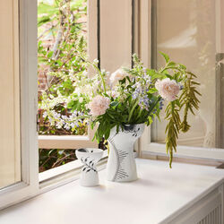 Sort Mega Riflet vase 19 cm Sort Mega Riflet vase 19 cm, Royal Copenhagen