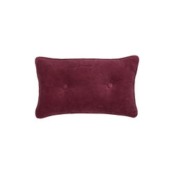 Buttoned Pillow, burgundy, Lexington