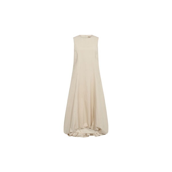 PD-Allie Balloon Dress, oyster white, Pieszak