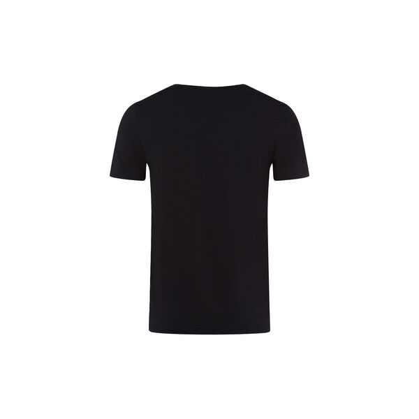 Cotton Superior SS Shirt, black, HANRO