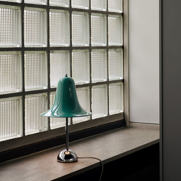 Pantop bordlampe, dark teal, Verpan