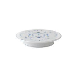 Musselmalet Riflet fad på fod Ø 32 cm, Royal Copenhagen