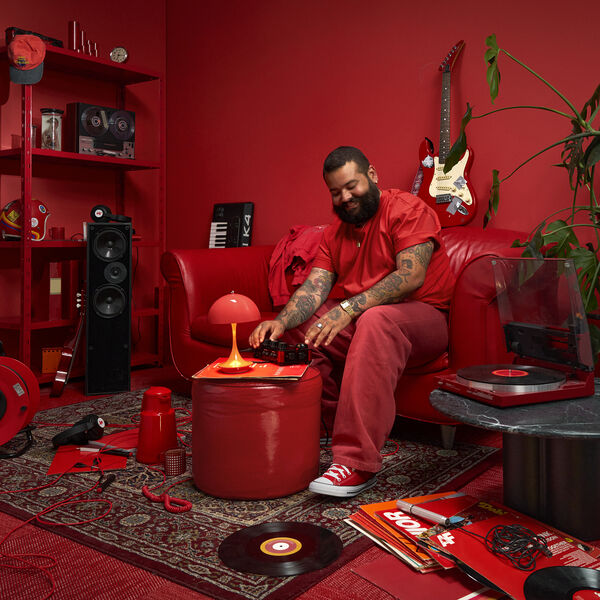 Panthella 160 Portable bordlampe, opaque coral, Louis Poulsen