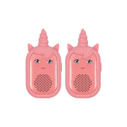 Glitter Unicorn Walkie Talkie, sparkling pink, Konges Sl&oslash;jd