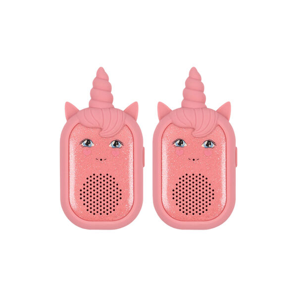 Glitter Unicorn Walkie Talkie, sparkling pink, Konges Sl&oslash;jd