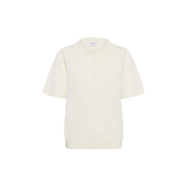 MilaSZ Polo SS Pullover, ice, Saint Tropez