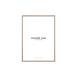 Wood Frame, oak, Poster & Frame